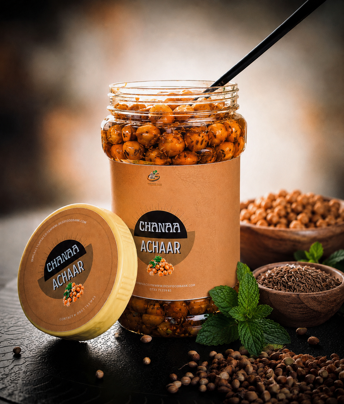 Chanaa Achaar (Chickpea Pickle) | Traditional Desi Style, 500g & 1kg | Desi Food Bank