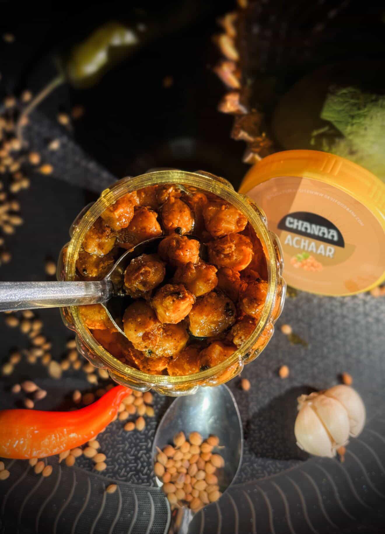 Chanaa Achaar (Chickpea Pickle) | Traditional Desi Style, 500g & 1kg | Desi Food Bank