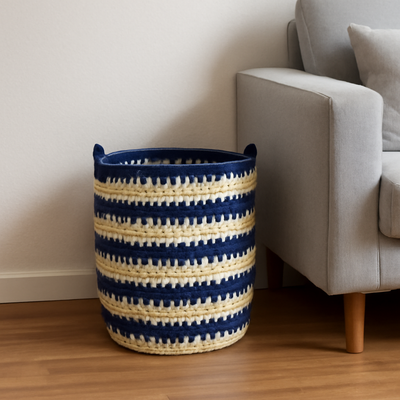Handcrafted Basket - Perfect for Any Space | Made in Pakistan (Sindh)