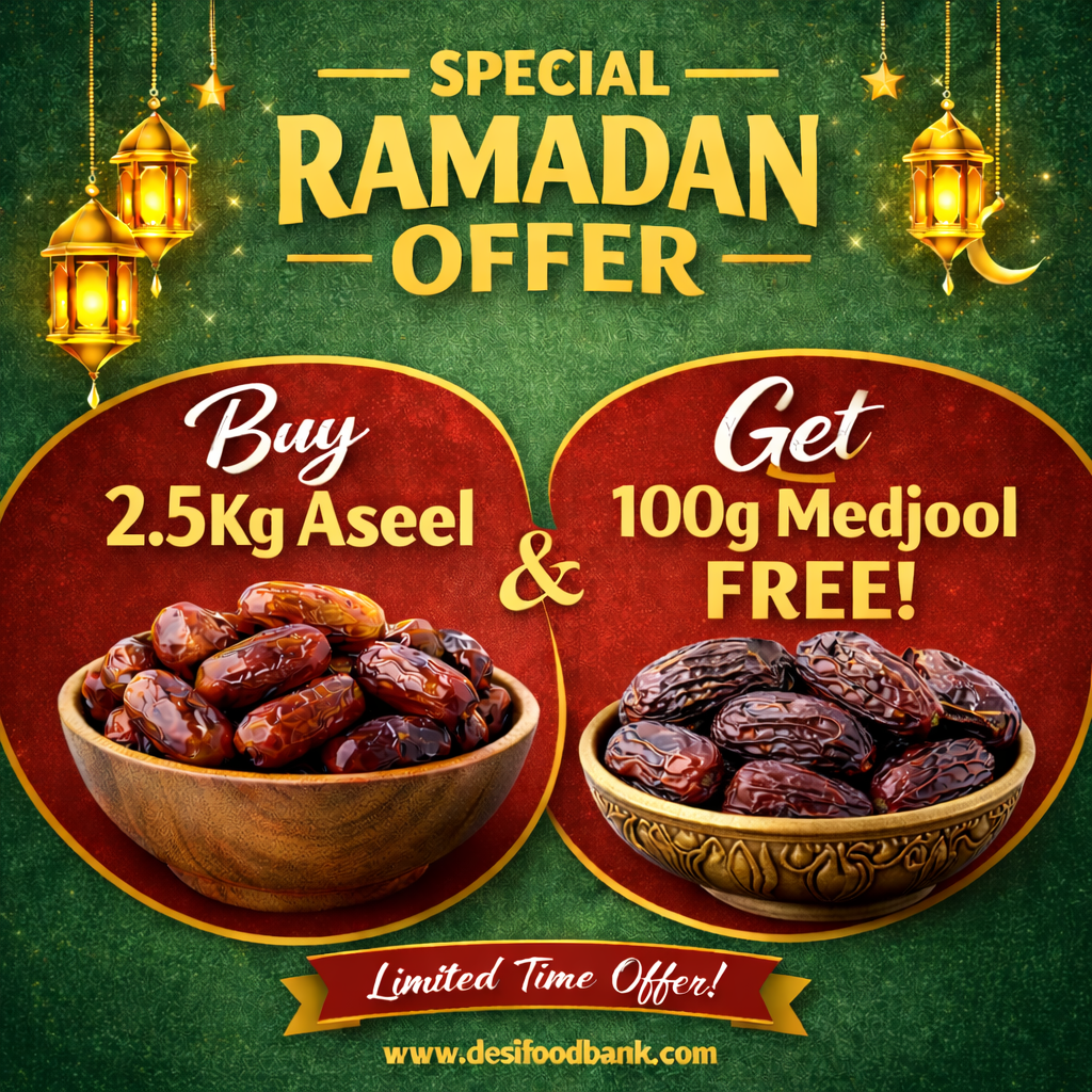 Ramadan Special Dates Offer – Buy 2.5kg Aseel & Get 100gram Medjool FREE