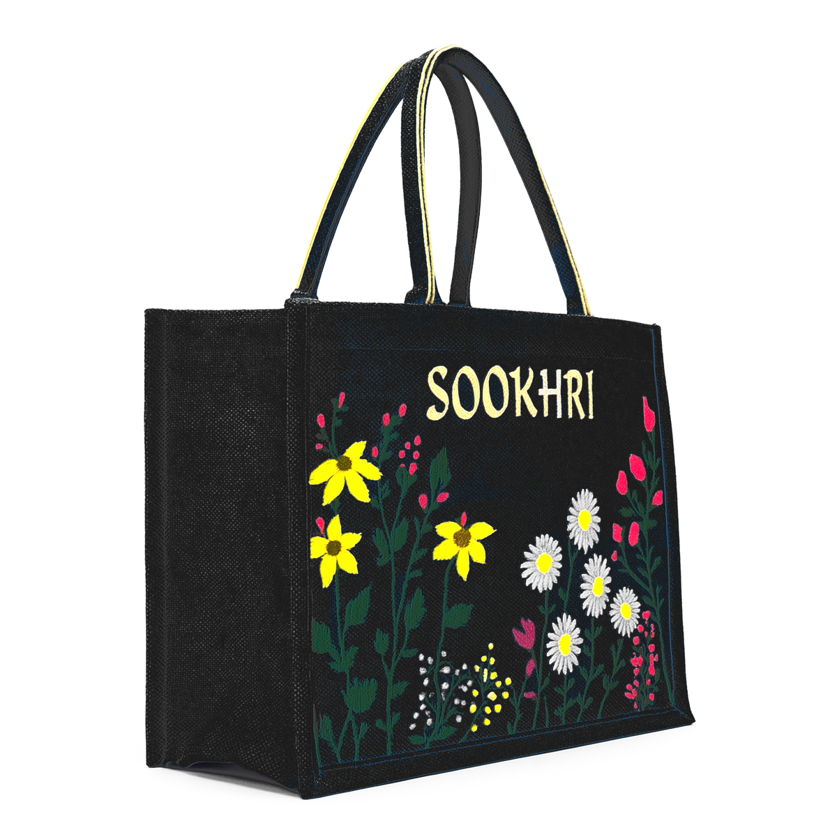 Original Sookhri Embroidered Handbags – Handcrafted Elegance from Sindh | Black