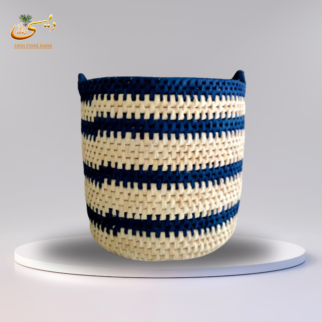 Handcrafted Basket - Perfect for Any Space | Made in Pakistan (Sindh)